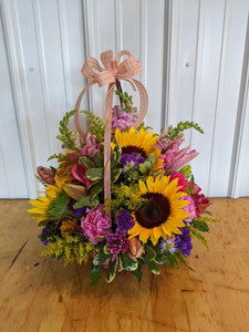 Beautiful Blooming Garden Basket - Blooms In Bloom