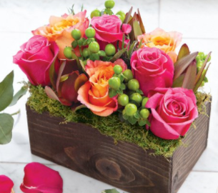 Gift Box of Roses - Blooms In Bloom